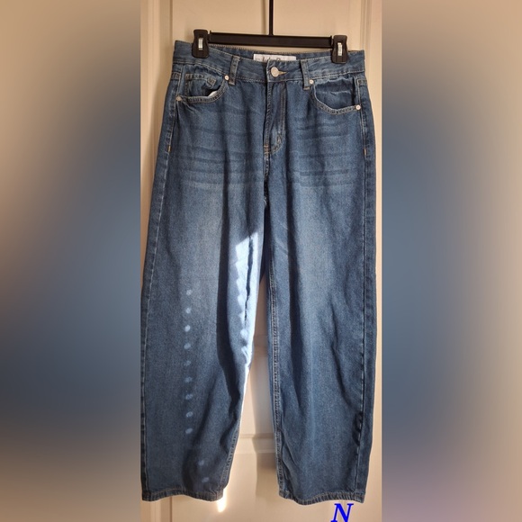 Indigo Rein Denim - Indigo rain barrel Blue Denim Jeans sz 7 casual school office boho